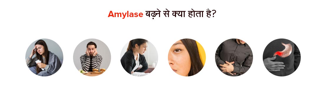 High Amylase Symptoms in Hindi
